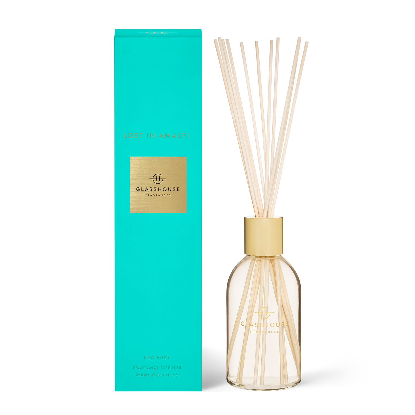 Lost In Amalfi Diffuser Sea Mist  A transcendent everyday luxury, it creates instant ambience. Impressions of crystal clear water and zesty Limoncello come from freesia, lime and moss.