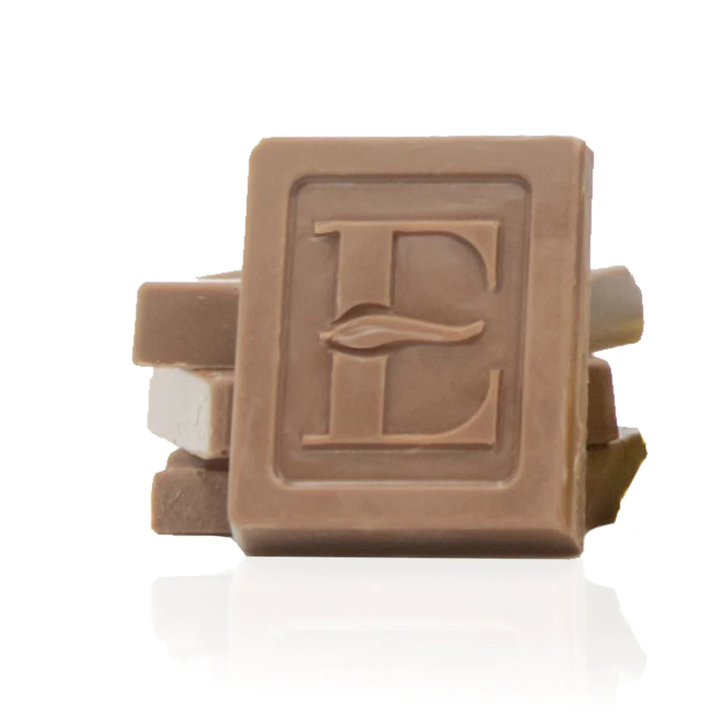 38% Creamy Ecuadorian Milk Chocolate This milk chocolate is far from bland and due to the high grind time and quality sustainably sourced Ecuadorian bean, there is a richness to this pure milk chocolate that will keep you coming back for more.
