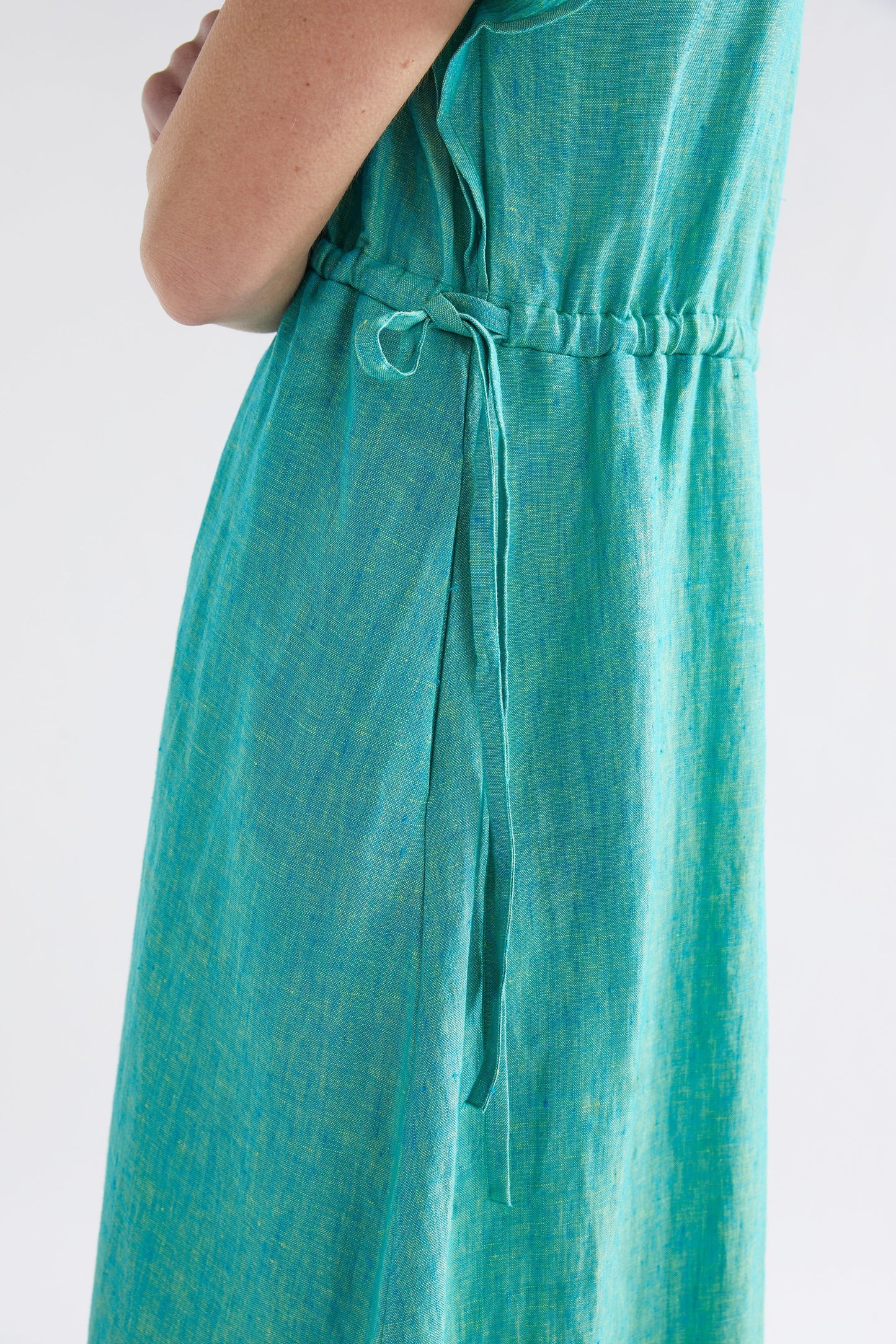
                  
                    Sav Linen Midi Dress | Teal
                  
                