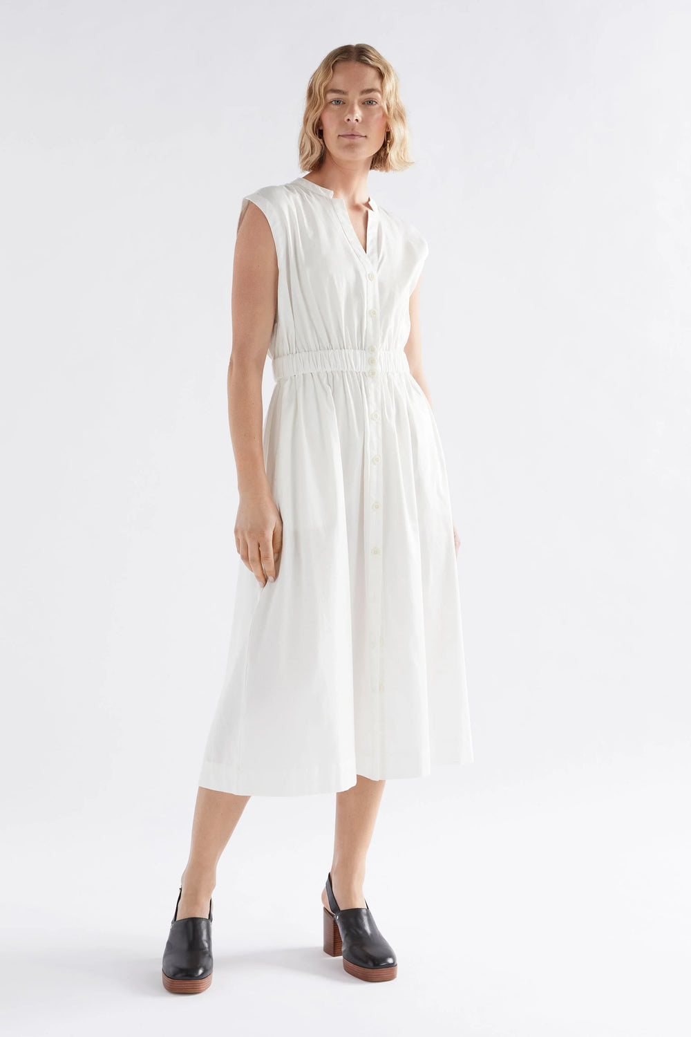 Suora Shirt Dress | White
