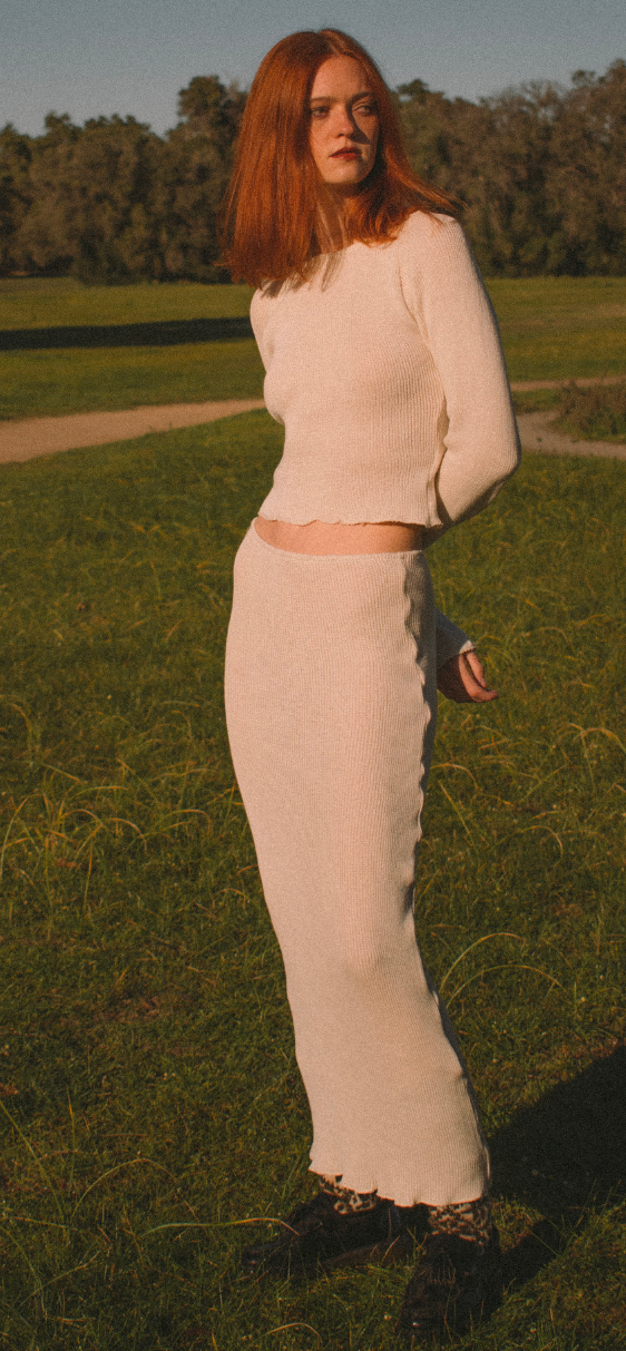 
                  
                    Peggy Midi Skirt | Latte
                  
                