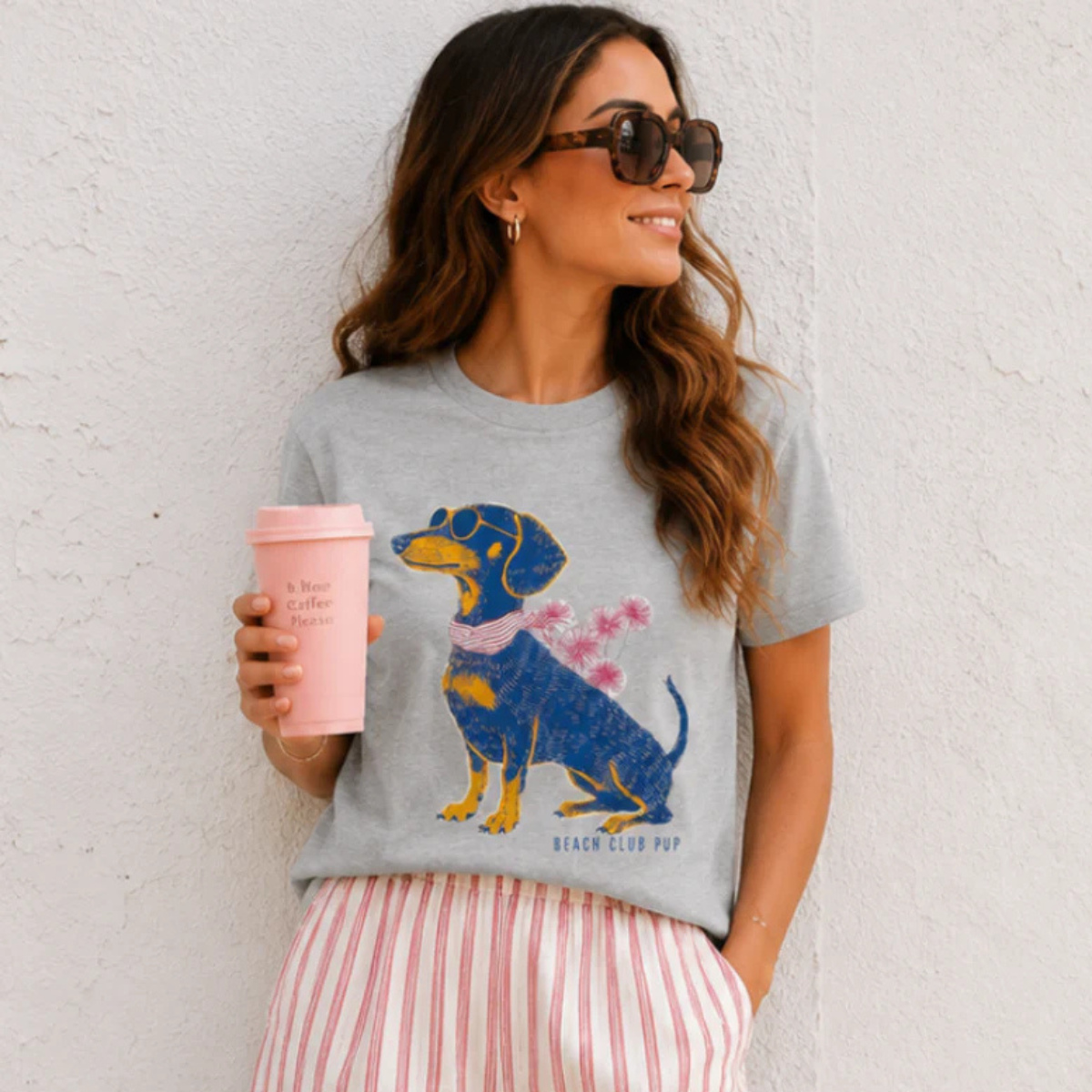 
                  
                    Beach Club Pup T Shirt
                  
                