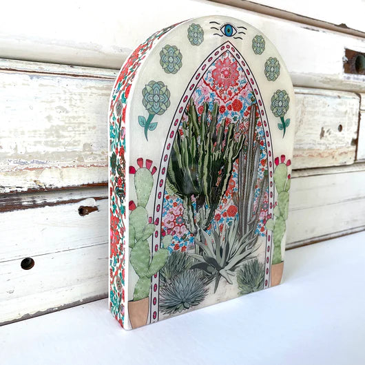 
                  
                    Cactus Shrine Woodblock Small
                  
                