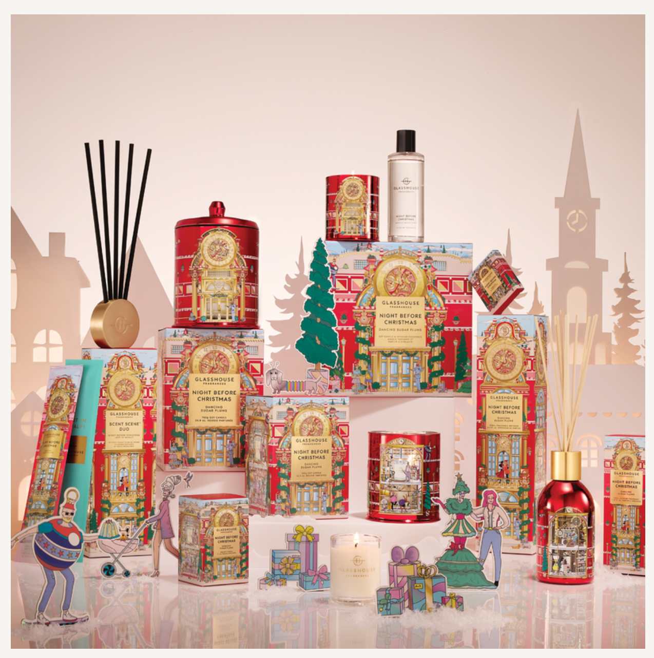 
                  
                    Christmas Trio All of your Christmases have come at once with this trio of Triple Scented Soy Candles, brimming with festivity.
                  
                
