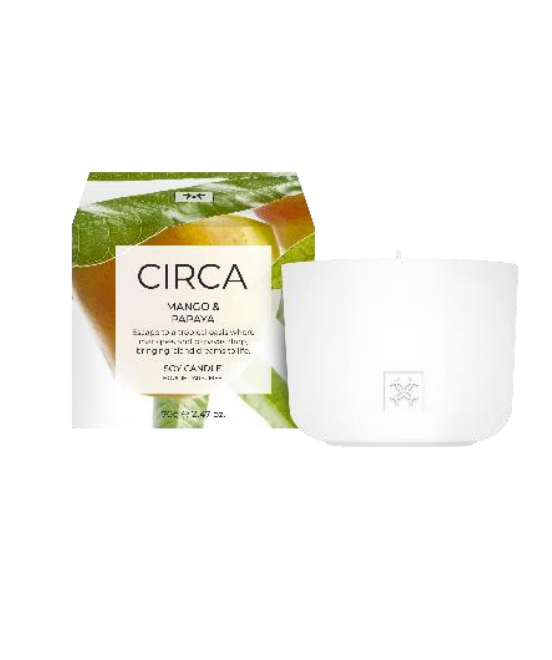Mango & Papaya 300g Candle Escape to a tropical oasis where mangoes and papayas drop, bringing island dreams to life.