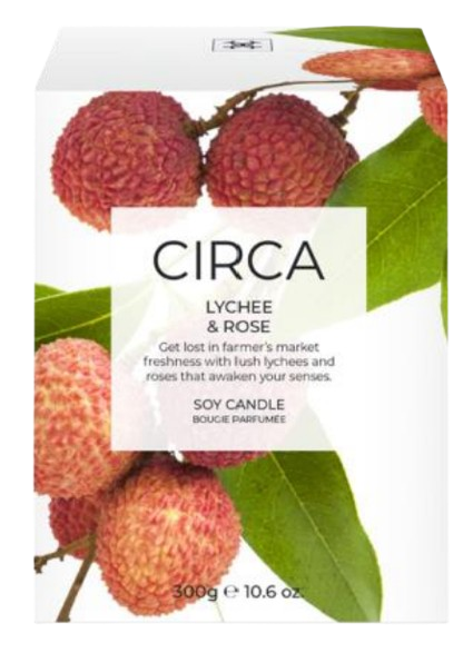 
                  
                    Lychee & Rose 300g Candle Get lost in farmer’s market freshness with lush lychees and roses that awaken your senses.
                  
                