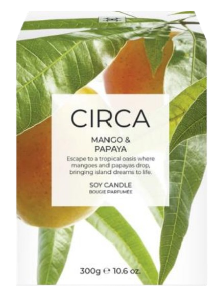 
                  
                    Mango & Papaya 300g Candle Escape to a tropical oasis where mangoes and papayas drop, bringing island dreams to life.
                  
                