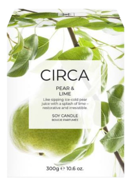 Pear & Lime 300g Candle Like sipping ice-cold pear juice with a splash of lime, restorative and irresistible.