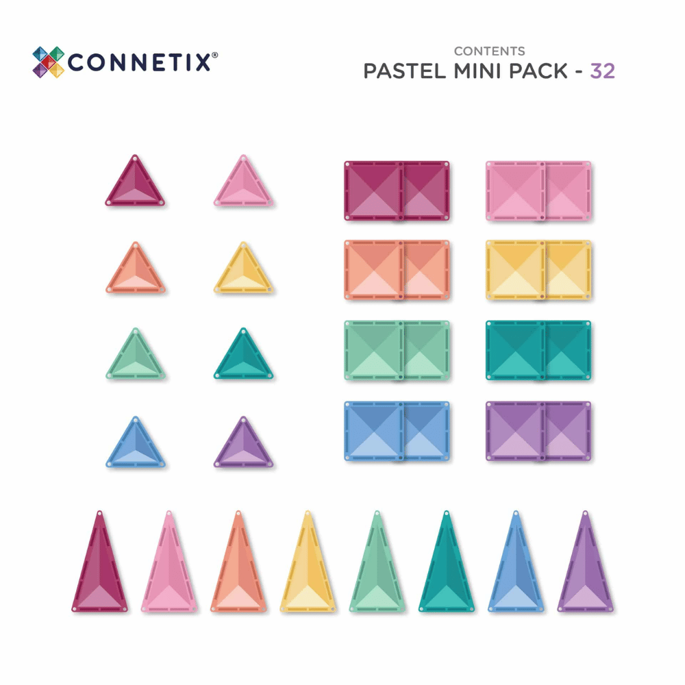 
                  
                    Connetix Magnetic Tiles Pastel Mini Pack
                  
                
