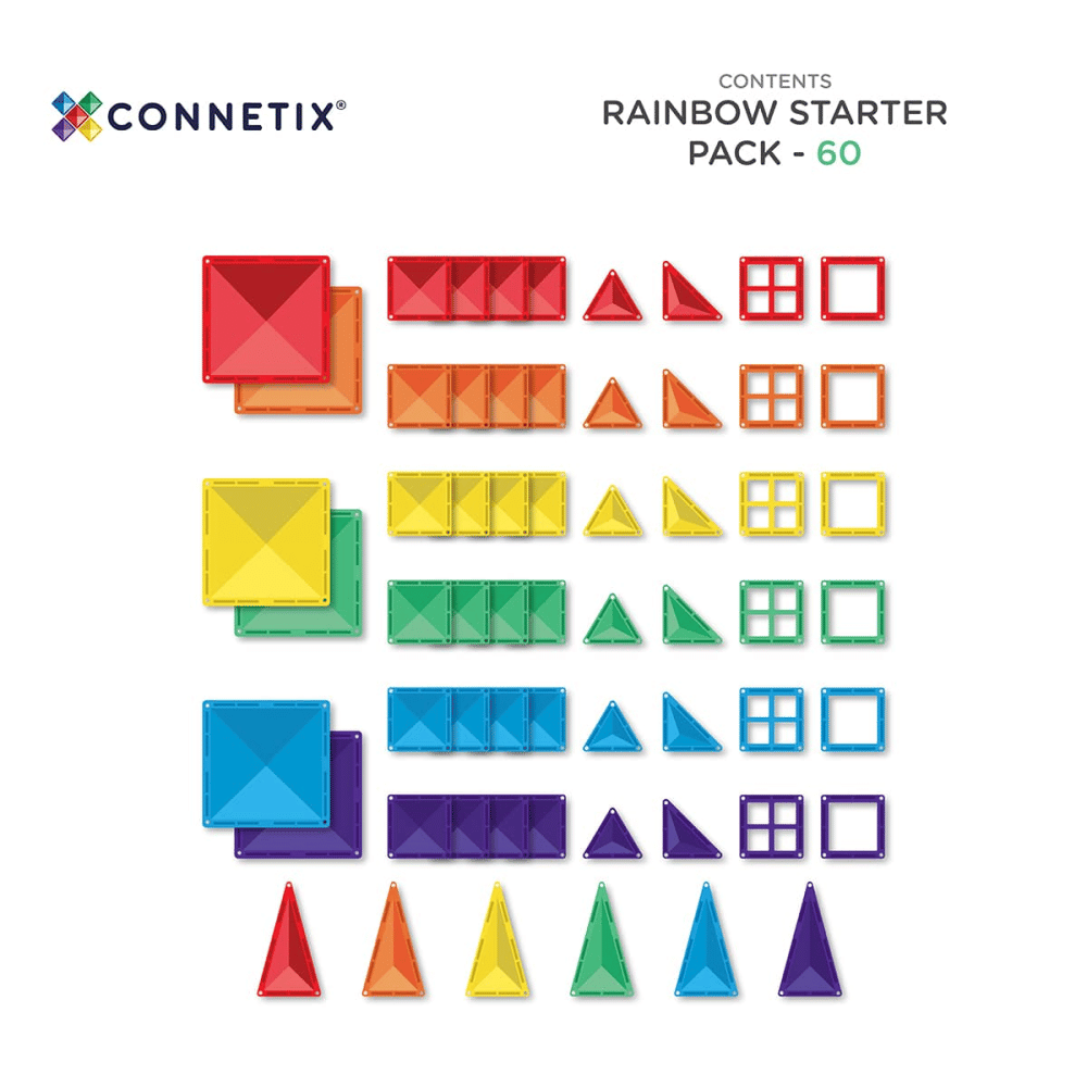 
                  
                    Connetix Magnetic Tiles Rainbow Starter Pack
                  
                