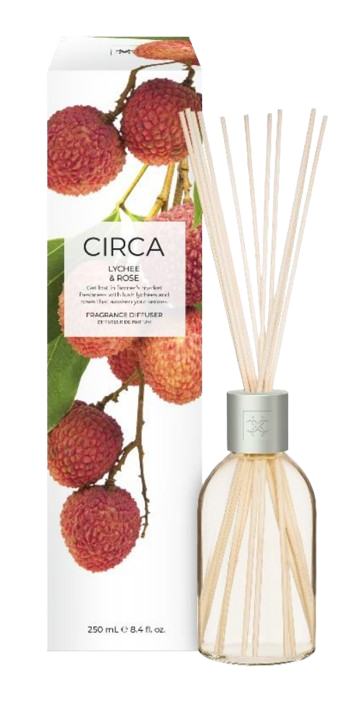 Lychee & Rose 250mL Fragrance Diffuser Get lost in farmer’s market freshness with lush lychees and roses that awaken your senses.