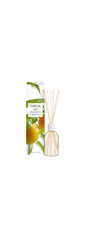 Mango & Papaya 250mL Fragrance Diffuser Escape to a tropical oasis where mangoes and papayas drop, bringing island dreams to life.