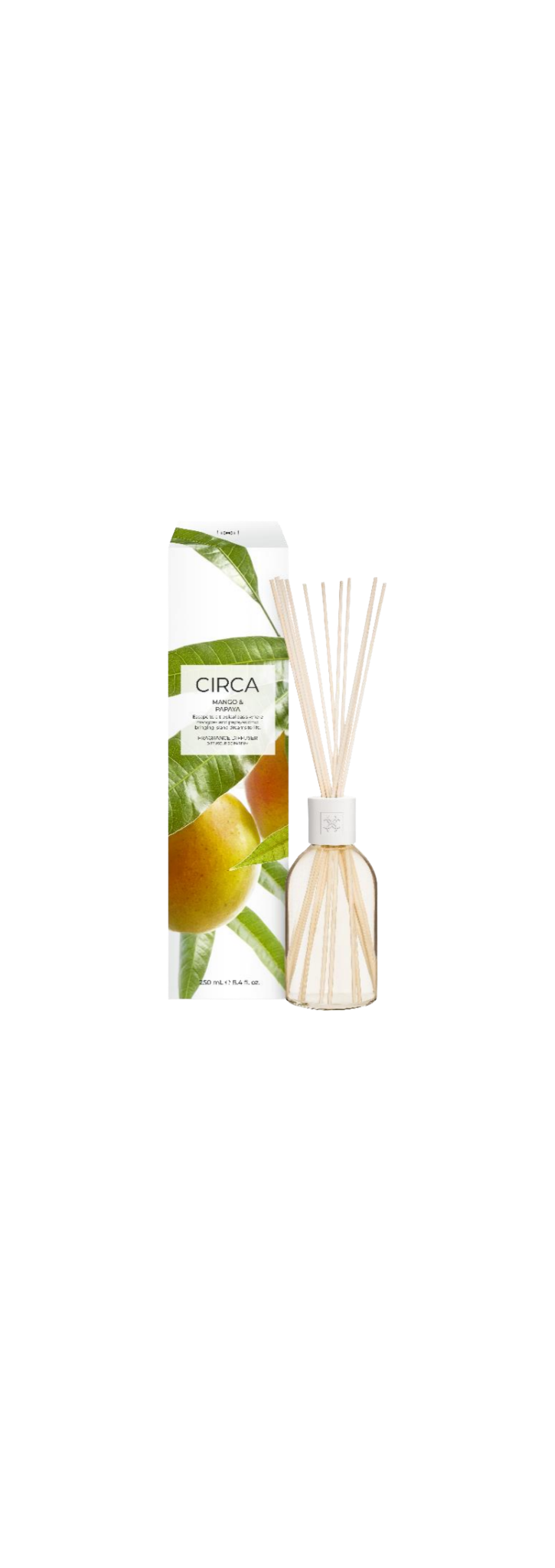 Mango & Papaya 250mL Fragrance Diffuser Escape to a tropical oasis where mangoes and papayas drop, bringing island dreams to life.