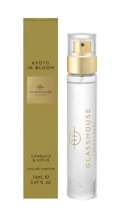 Kyoto In Bloom EDP (14ml) Fine fragrance for on the go, imagine a city blooming in spring. Light white florals warmed by sensual amber and vanilla in this poetic alchemy.