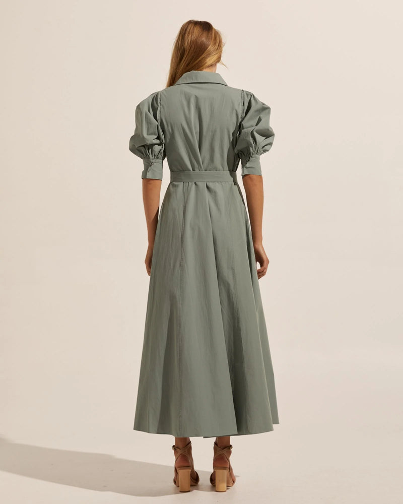 
                  
                    Favour Dress | Sage 100% cotton
                  
                