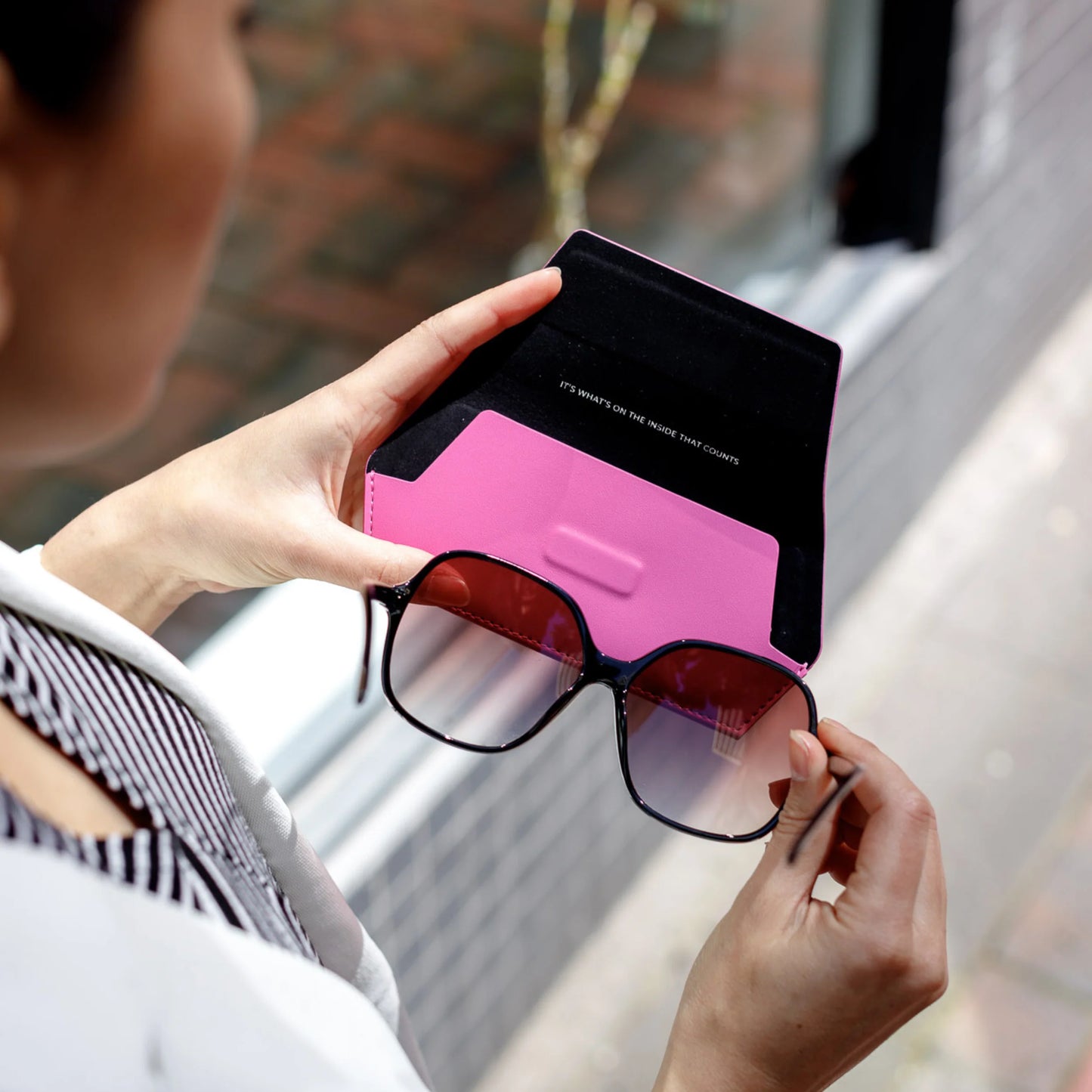 
                  
                    Slimline Glasses Case - Hot Pink
                  
                