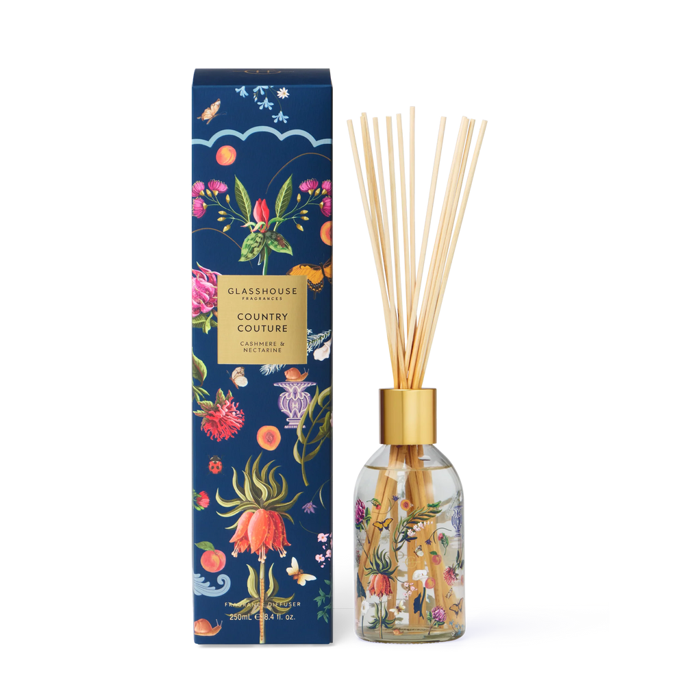 Country Couture Cashmere & Nectarine 250mL Fragrance Diffuser