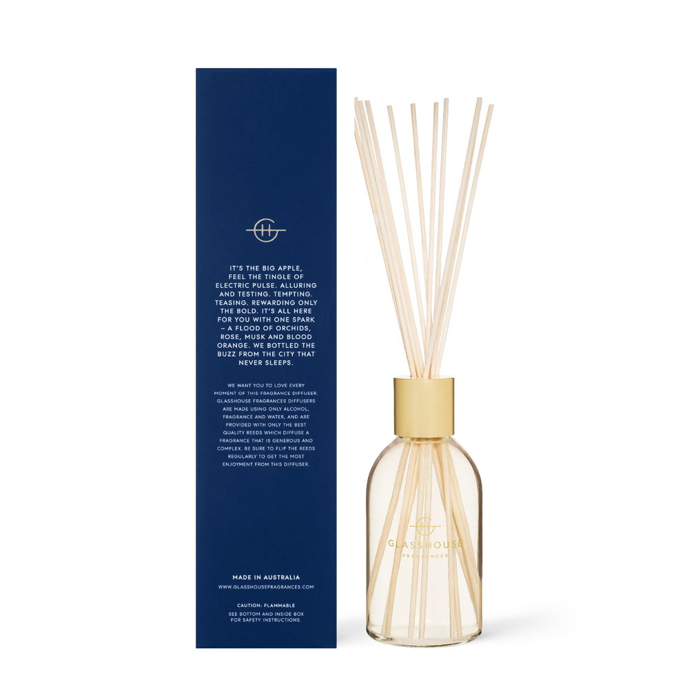 
                  
                    Glasshouse Fragrances I'll Take Manhattan Orchids & Blood Orange 250mL Fragrance Diffuser
                  
                