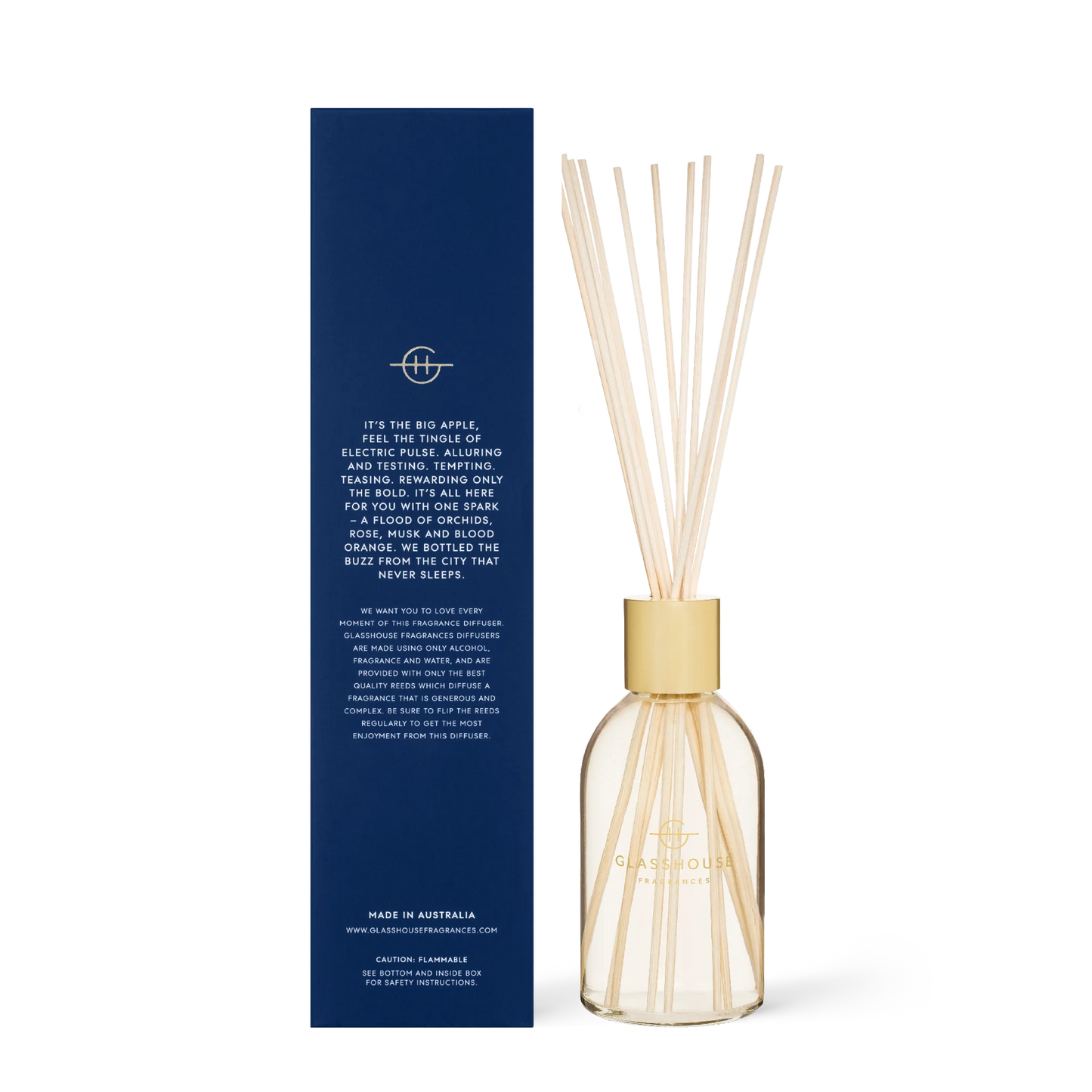 
                  
                    Glasshouse Fragrances I'll Take Manhattan Orchids & Blood Orange 250mL Fragrance Diffuser
                  
                