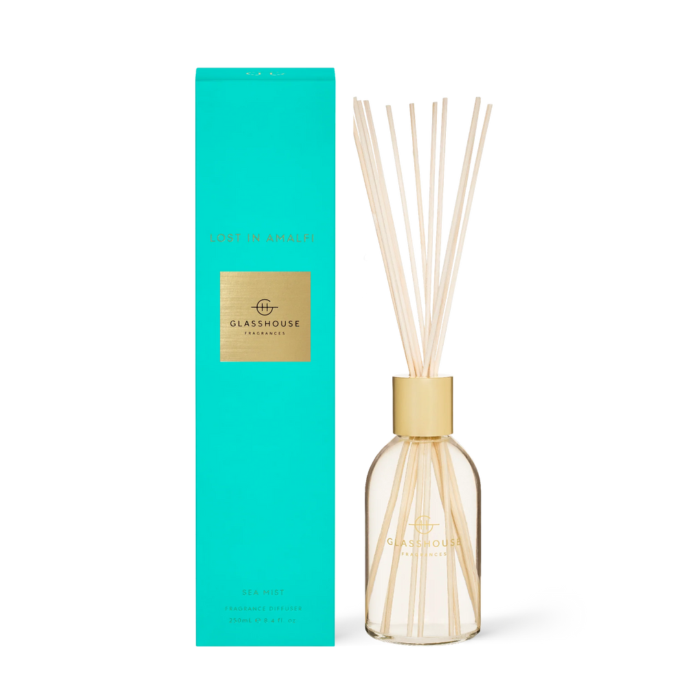Glasshouse Fragrances Lost in Amalfi Sea Mist 250mL Fragrance Diffuser