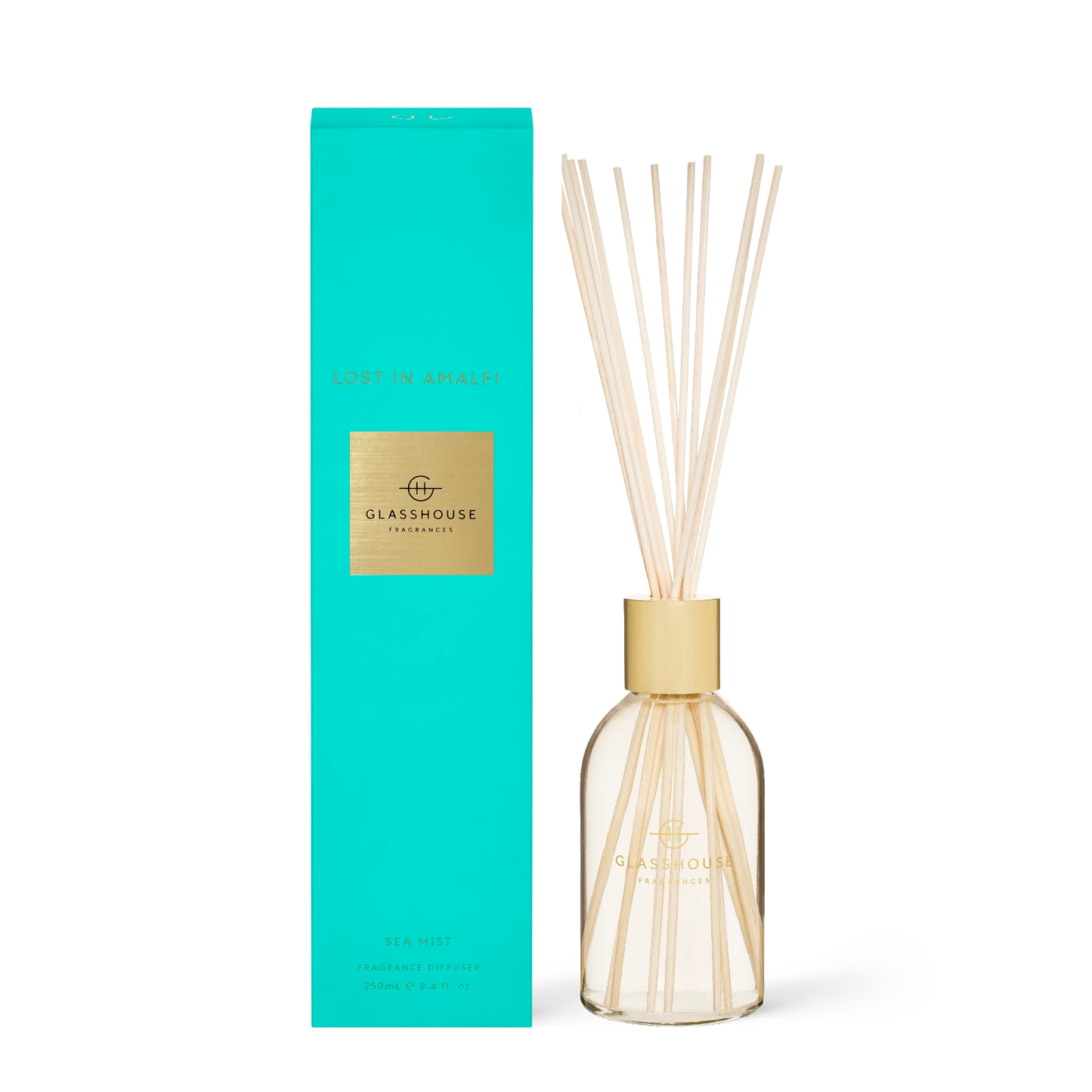 
                  
                    Glasshouse Fragrances Lost in Amalfi Sea Mist 250mL Fragrance Diffuser
                  
                