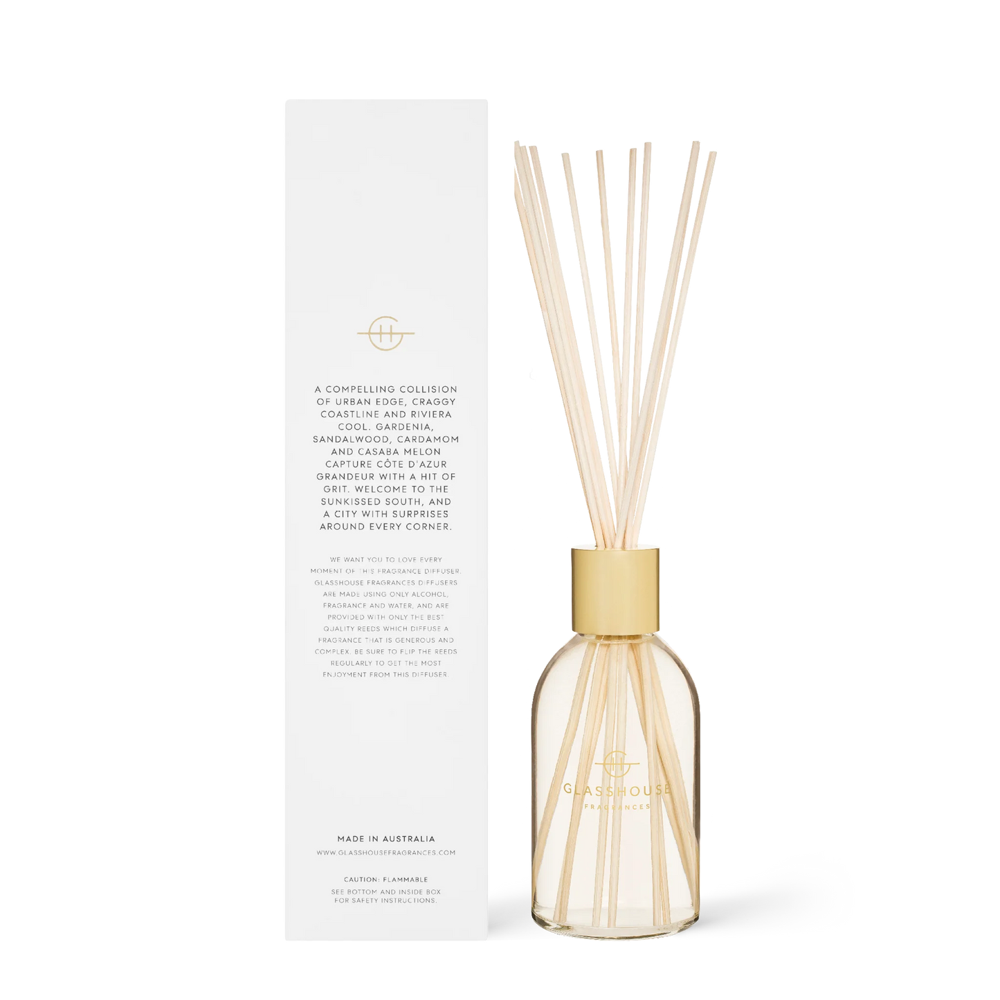 
                  
                    Glasshouse Fragrances Marseille Memoir Gardenia 250mL Fragrance Diffuser
                  
                