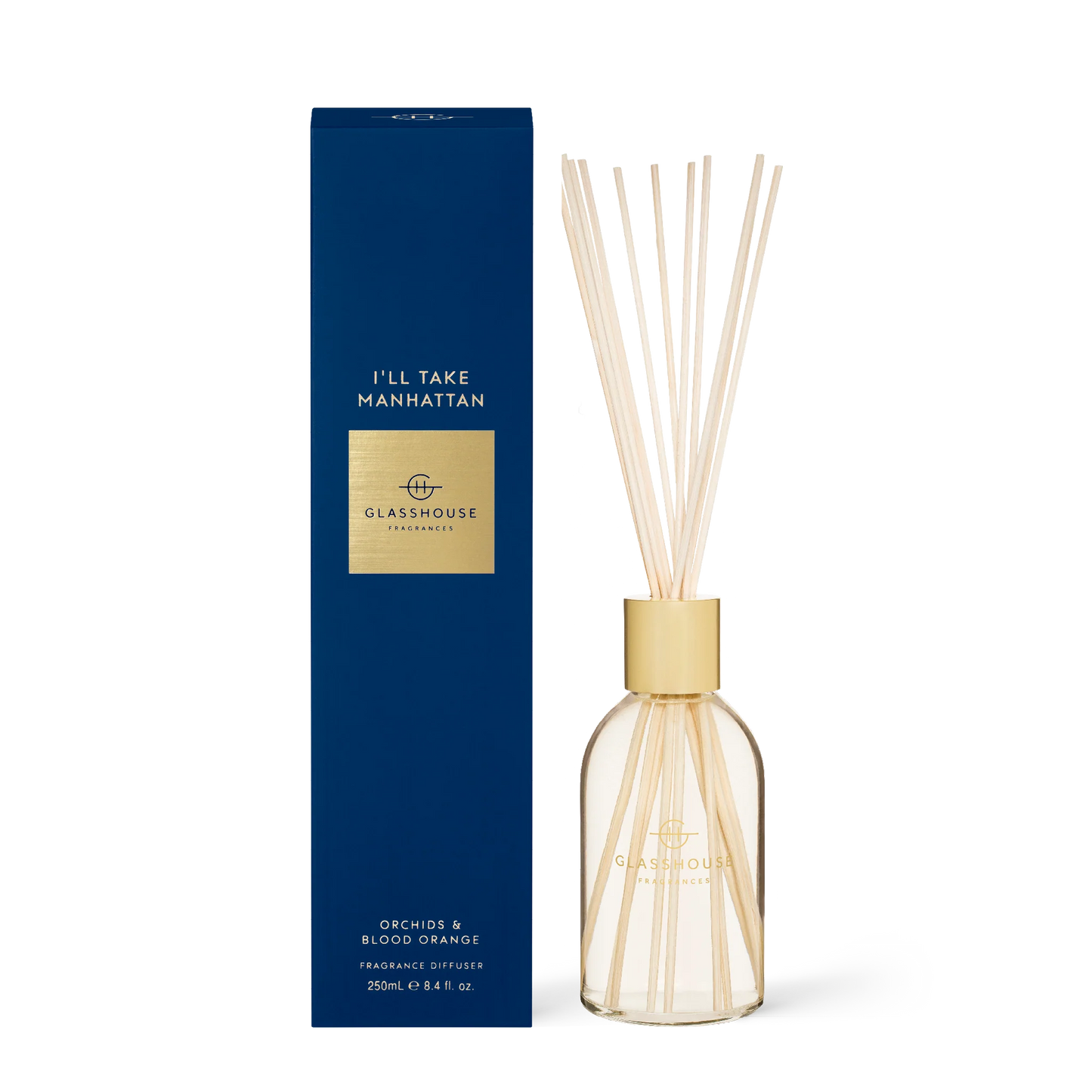 
                  
                    Glasshouse Fragrances I'll Take Manhattan Orchids & Blood Orange 250mL Fragrance Diffuser
                  
                