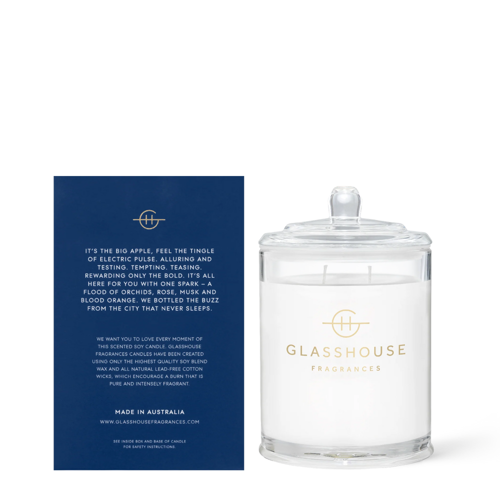
                  
                    Glasshouse Fragrances I'll Take Manhattan Orchids & Blood Orange 380g Triple Scented Soy Candle
                  
                
