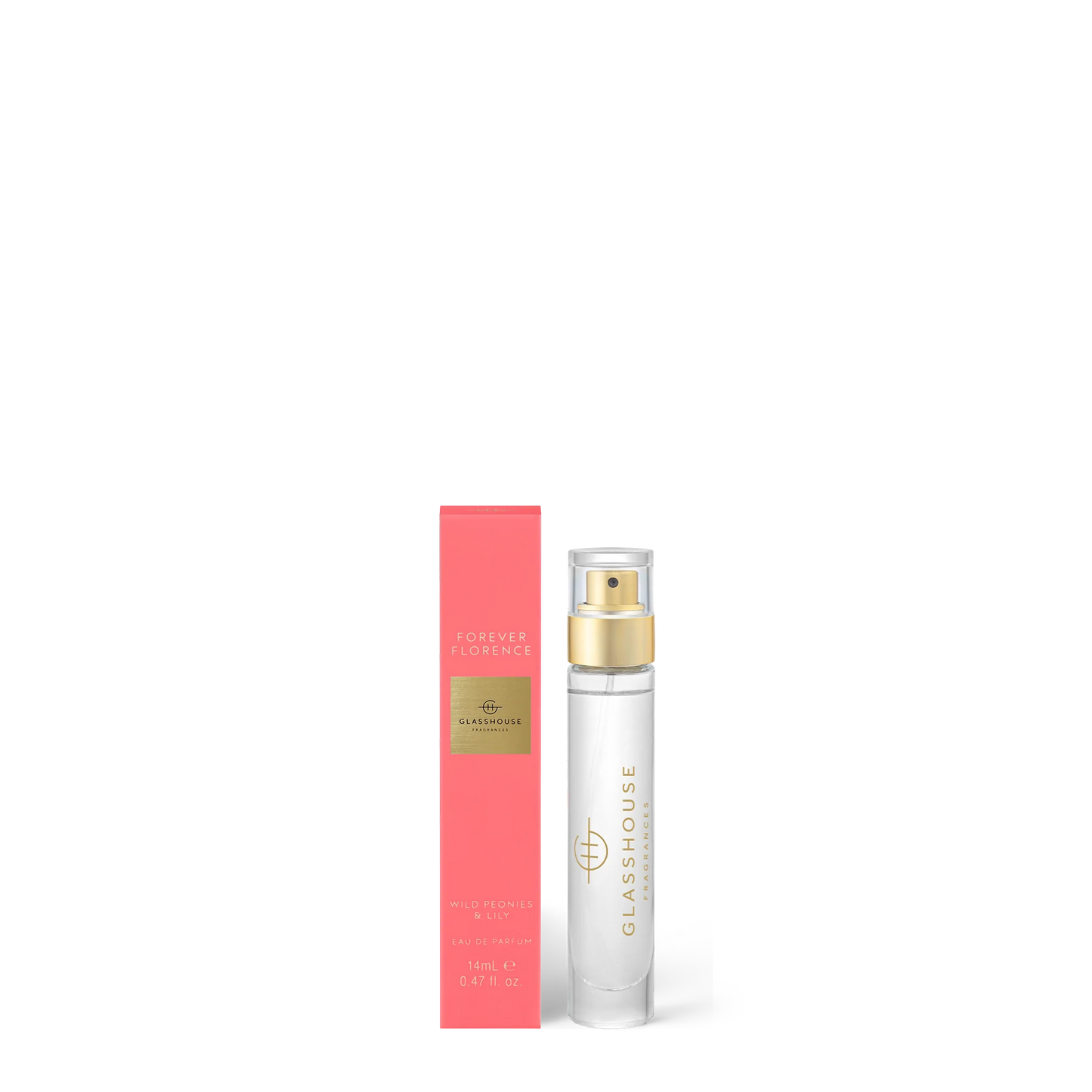 Forever Florence EDP (14ml) Fine fragrance for on the go, imagine the scent of a Florentine romance. Think pink and white peonies, lily and jasmine with a hint of musk.