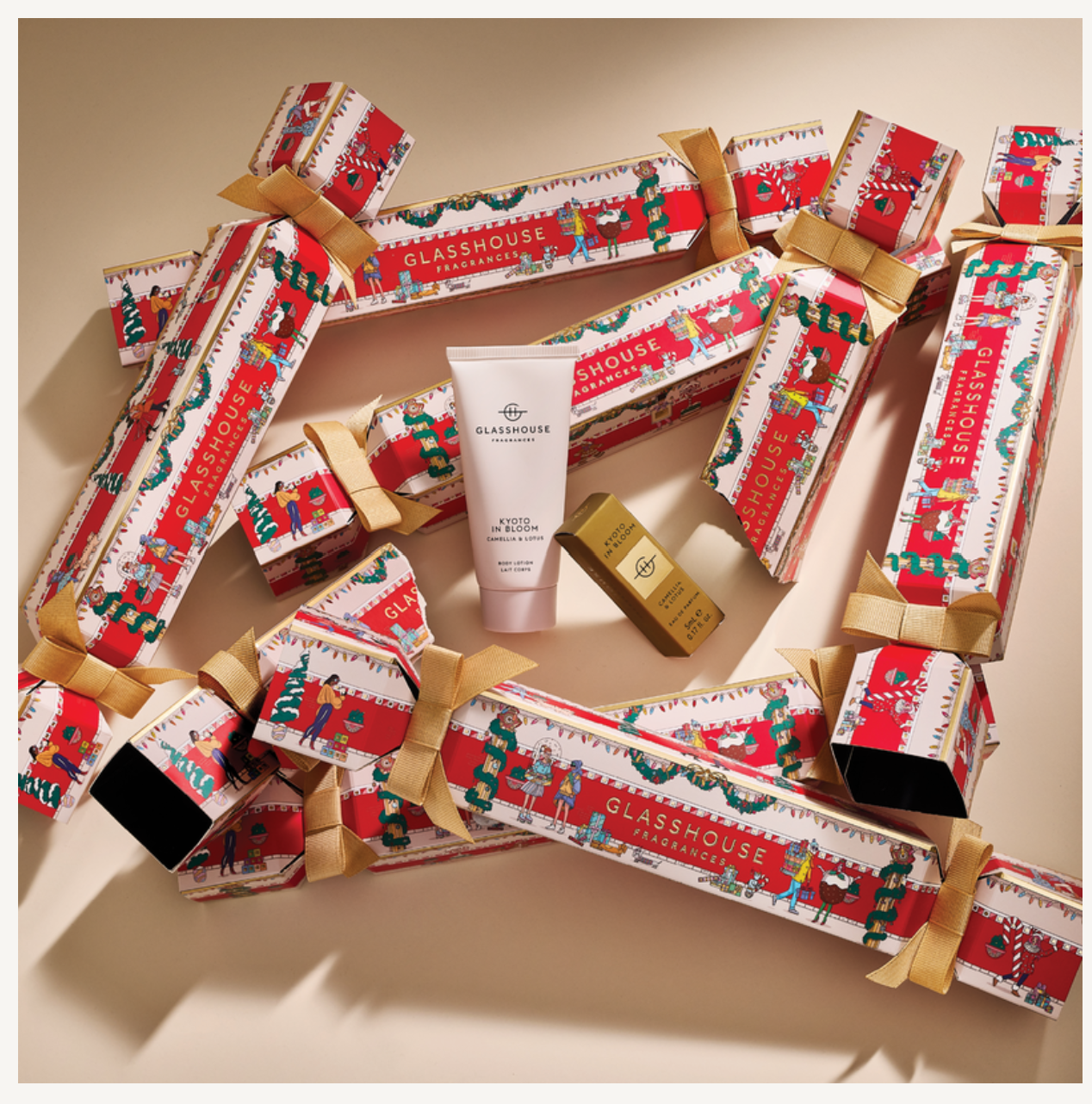 Kyoto In Bloom Bon Bon A delightfully festive treat filled with two personal fragrance miniatures in this complex and evocative scent.