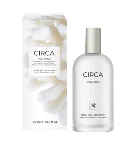 Oceanique 100ml Room & Linen Spray For coastal-inspired calm, this scent evokes sea salt, breezy florals, and sun-dried sandalwood.