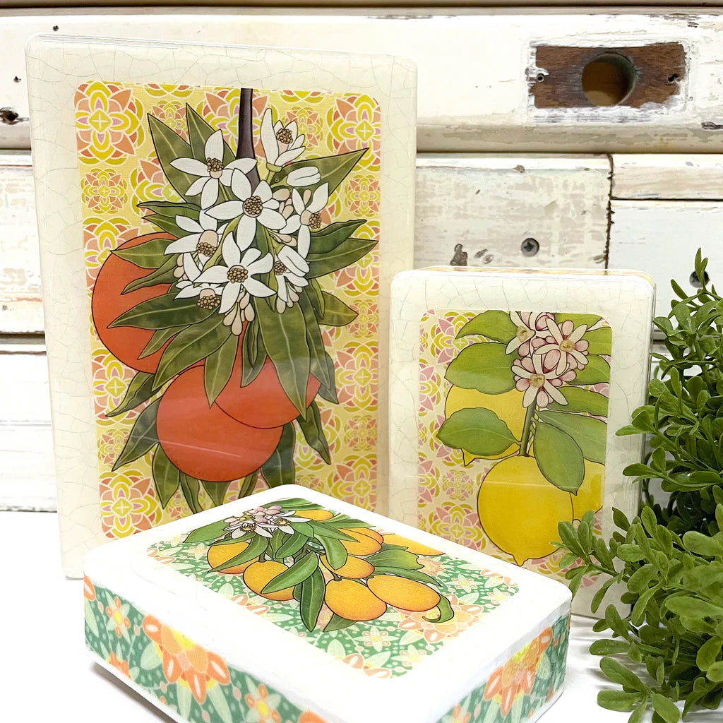 
                  
                    Meg's Cumquat Mini Woodblock
                  
                