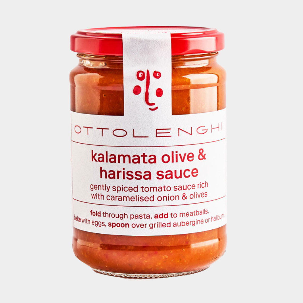 Ottolenghi Kalamata Olive and Harissa sauce 