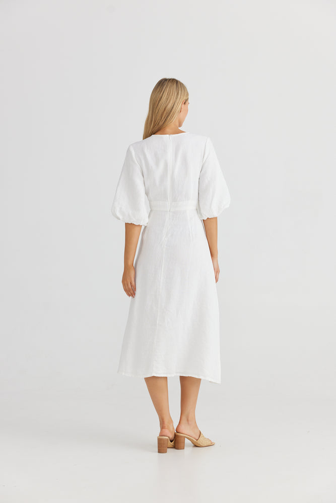 
                  
                    Ava Midi Dress | White
                  
                