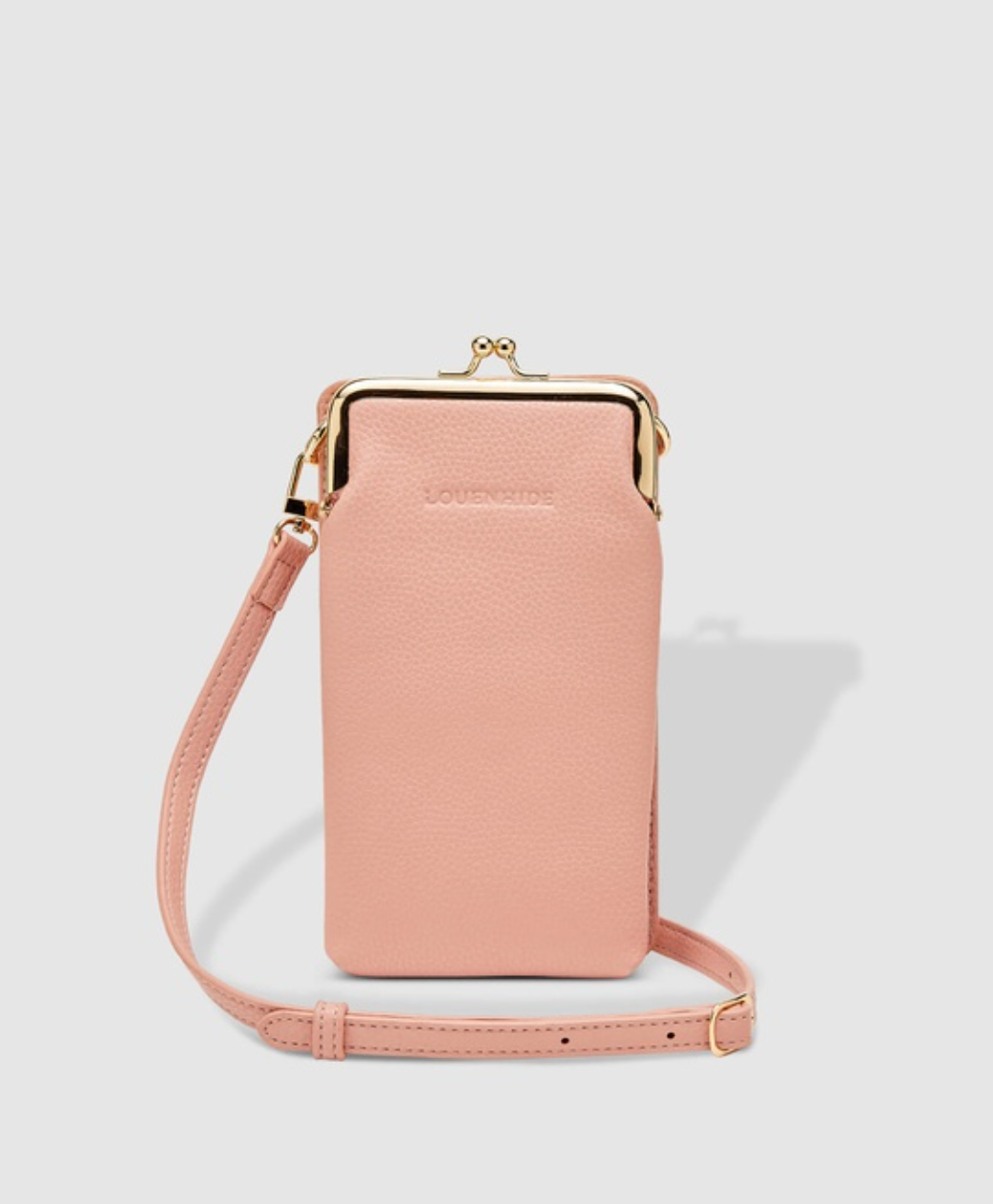 
                  
                    Billie Crossbody l Pink Back Side Zip Pocket with Cardholder, Press Stud Detailing
                  
                