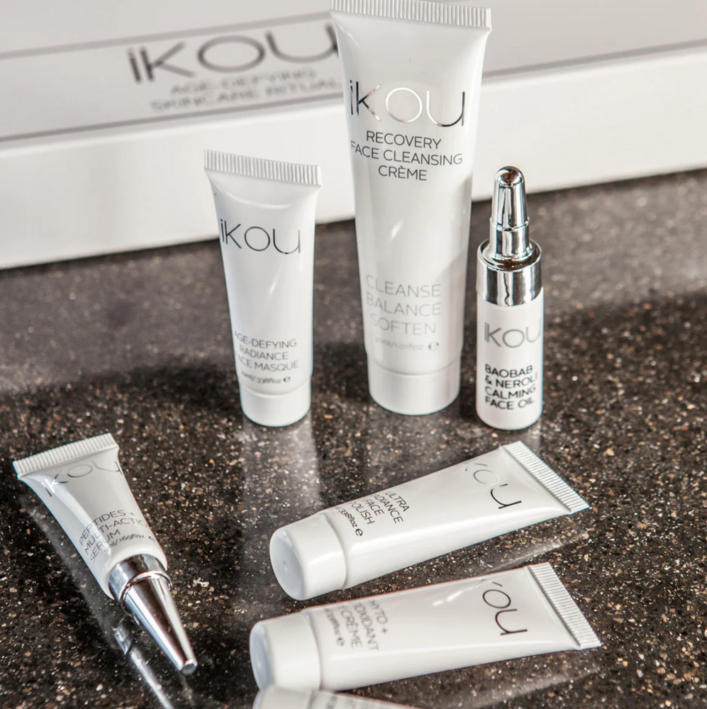 
                  
                    iKOU Pure Results Organic Skincare Ritual Did you know you get the best results when you use the full range of products as a whole, rather than mixing and matching products from different brands? This kit will give you a complete natural skincare regime in one pack.
                  
                