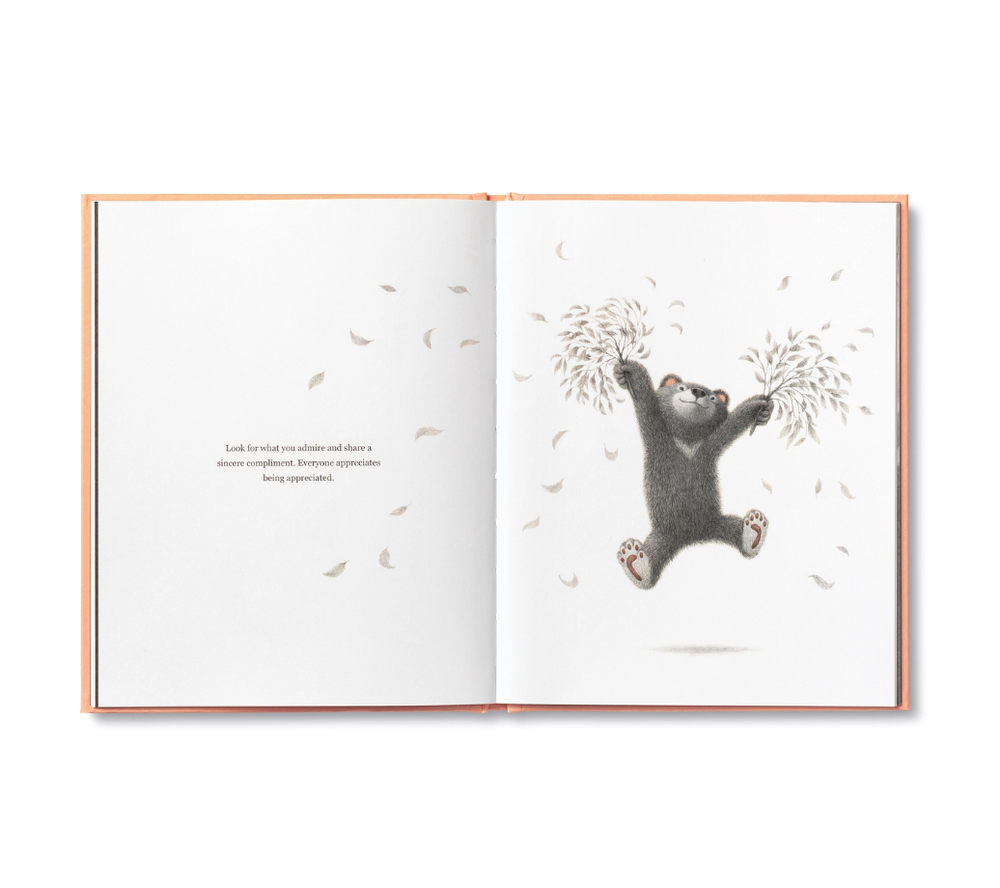 
                  
                    Feeling Grateful Follow a wonder-struck bear cub on a day of adventure that includes dancing in the rain and attempting handstands on the forest floor.
                  
                