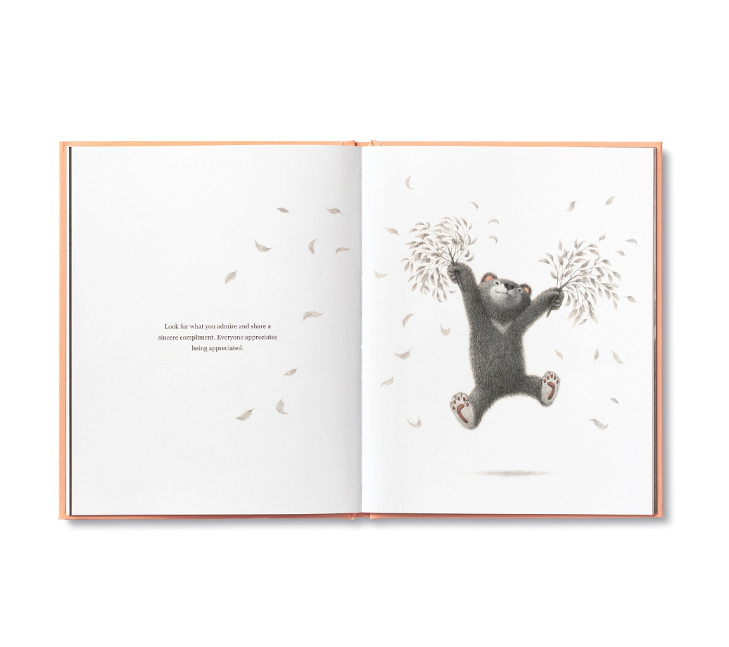 
                  
                    Feeling Grateful Follow a wonder-struck bear cub on a day of adventure that includes dancing in the rain and attempting handstands on the forest floor.
                  
                