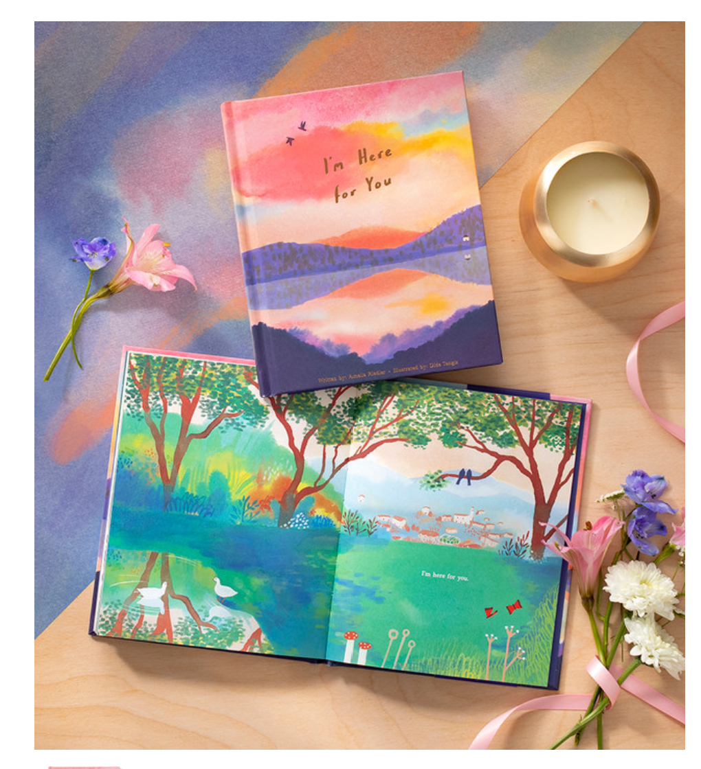 
                  
                    I'm Here For You This thoughtful encouragement book offers a heartfelt way to show up with love, comfort, and support.
                  
                