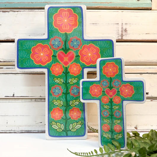 
                  
                    Soul Flower Cross Woodblock Small
                  
                