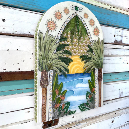 
                  
                    Summertime Shrine Woodblock Large
                  
                