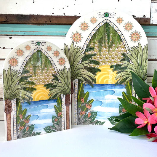 
                  
                    Summertime Shrine Woodblock Large
                  
                