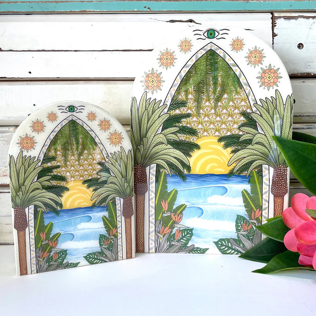 
                  
                    Summertime Shrine Woodblock Small
                  
                