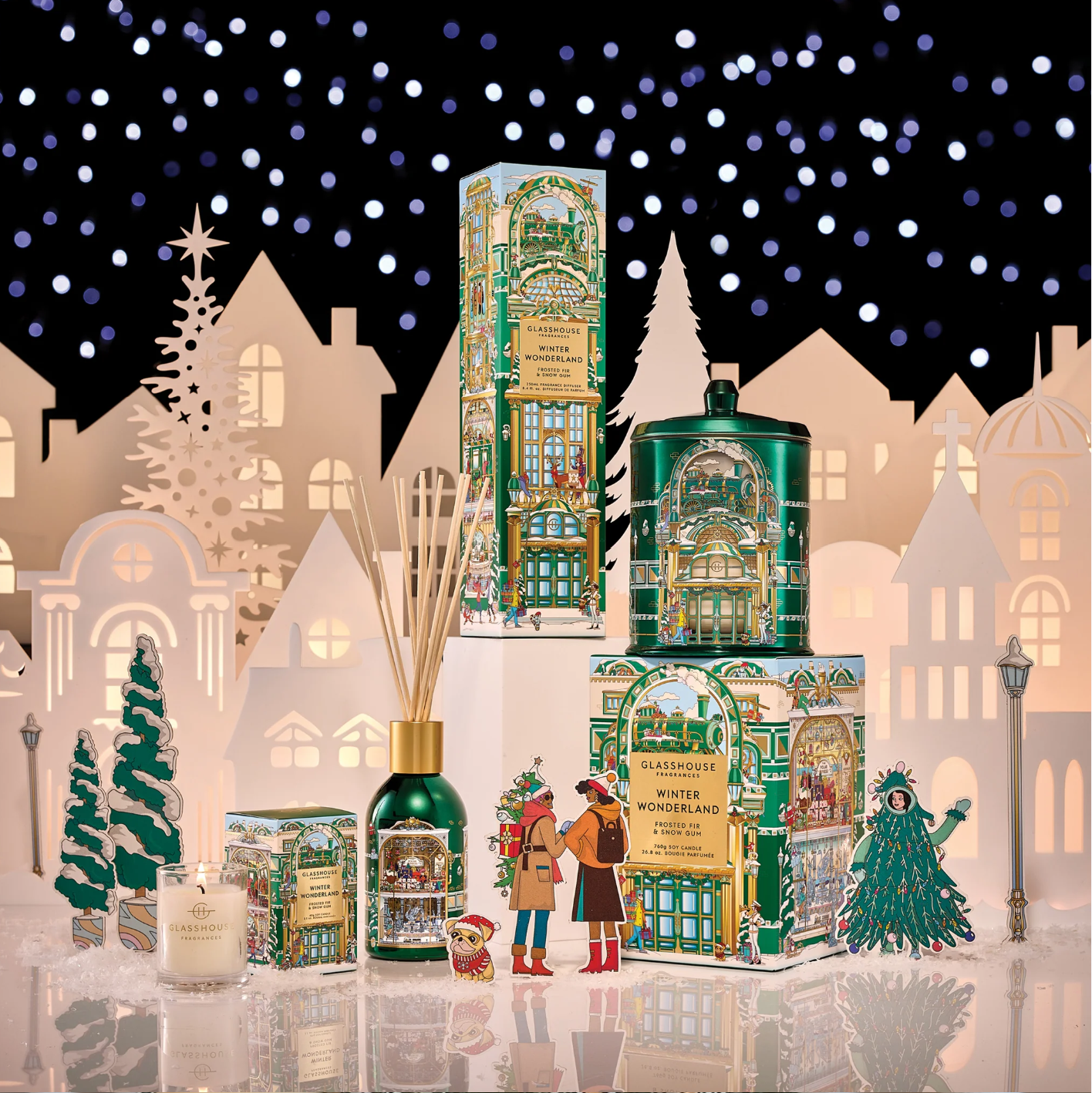 Winter Wonderland Tree Scent Stems A Scent Scene™ format to hang on your tree featuring our much-loved winter scent. Bring your tree to life with the sparkling scent&nbsp;of freshly cut Fir and Spruce.