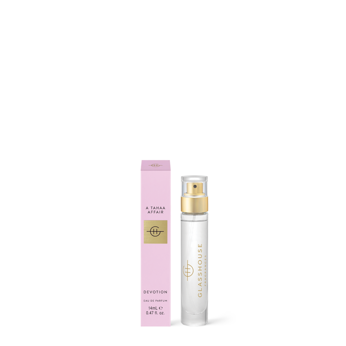A Tahaa Affair EDP (14ml) Fine fragrance for on the go, embark on an island sojourn. Be swept away with brown sugar caramel, vanilla orchid and a sparkling sea accord.
