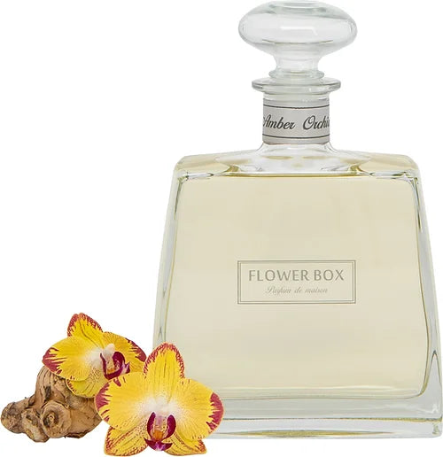 Hallmark Diffuser | Amber Orchid Be allured by sophistication.  Amber Orchid delivers the magnificence of an Oriental Orchid, the sharpness of Ginger Root and the syrupy earthiness of Amber – effortlessly tangled together by Bergamot and Heliotrope. A comforting fragrance to be used all year round.