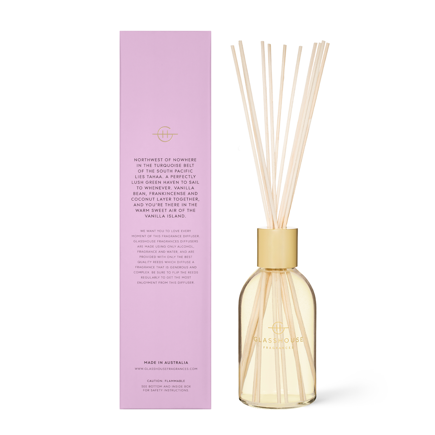 
                  
                    A Tahaa Affair Diffuser Vanilla Caramel  A transcendent everyday luxury, it creates instant ambience. Ambrosial with luscious caramel and coconut, it’ll take you to the beaches of Tahaa.
                  
                