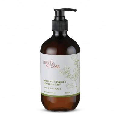 Bergamot Hand & Body Wash (500ml) Bergamot Rind, Tangerine & Geranium Leaf  This sophisticated combination of essential oils gently cleanses your skin leaving it feeling soft and superbly scented.