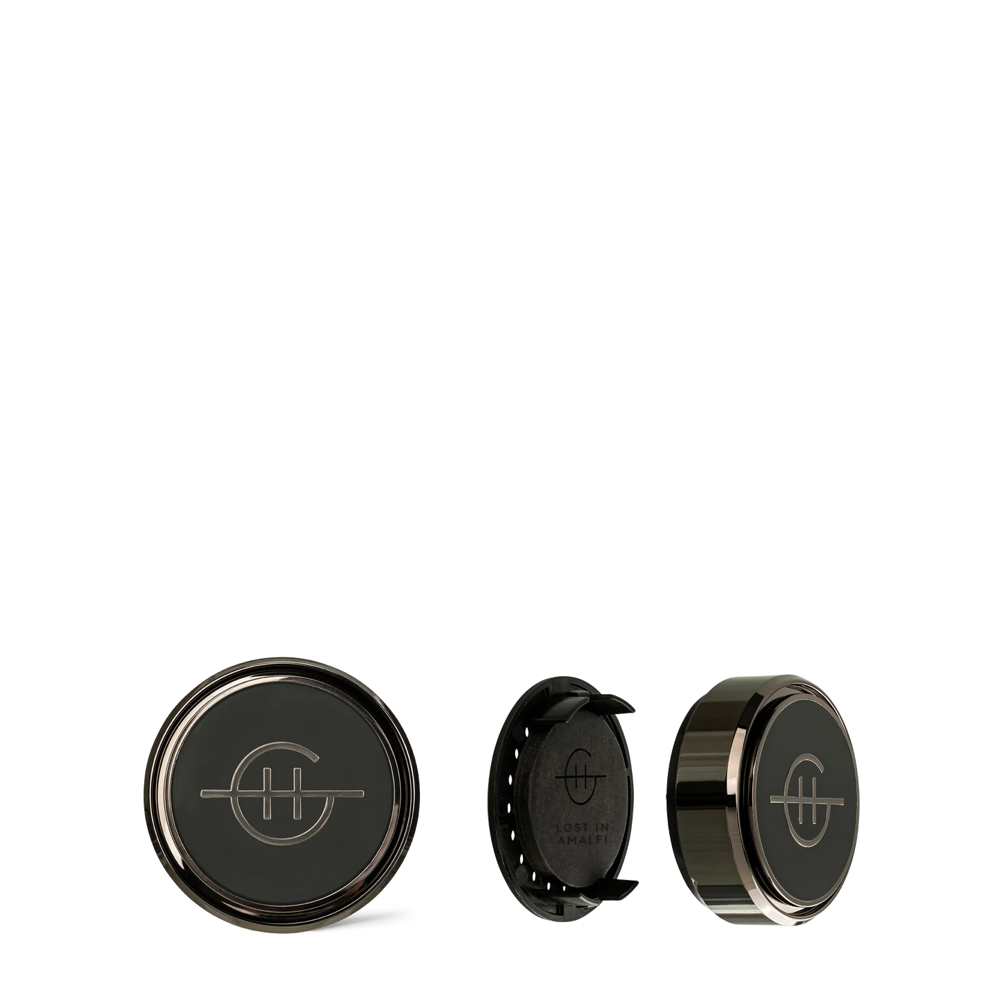 
                  
                    Car Diffuser | Lost In Amalfi Take the high road with a luxury refillable Car Diffuser that doesn't dangle but clips onto your vent like sleek, elegant jewellery. The innovative scent disk is designed to radiate fragrance into every corner of your vehicle for 30 days.
                  
                
