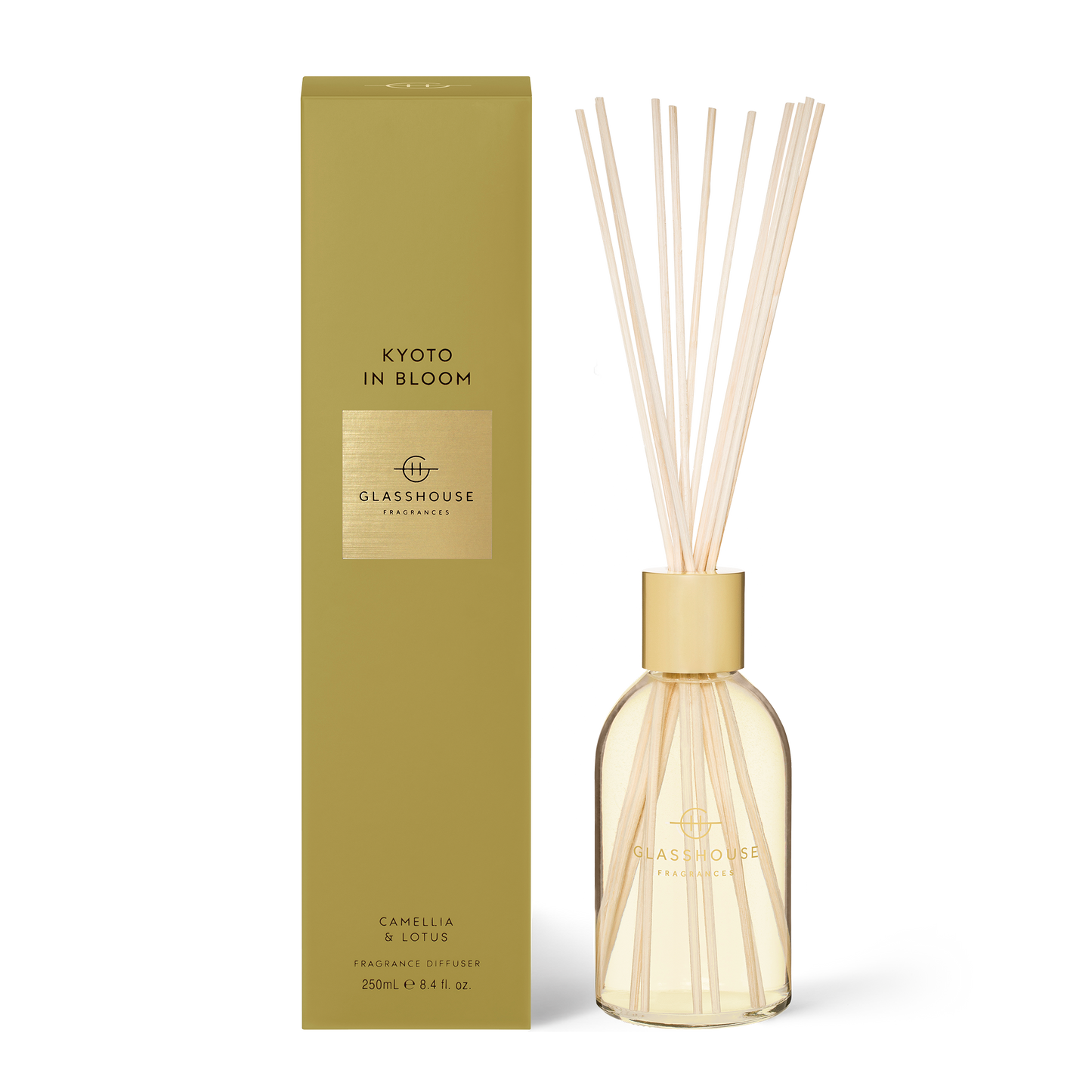 
                  
                    Kyoto In Bloom Diffuser Camellia & Lotus  A transcendent everyday luxury, it creates instant ambience. Sweet, ethereal, diaphanous - like lotus and cherry blossoms caught in a spring breeze.
                  
                
